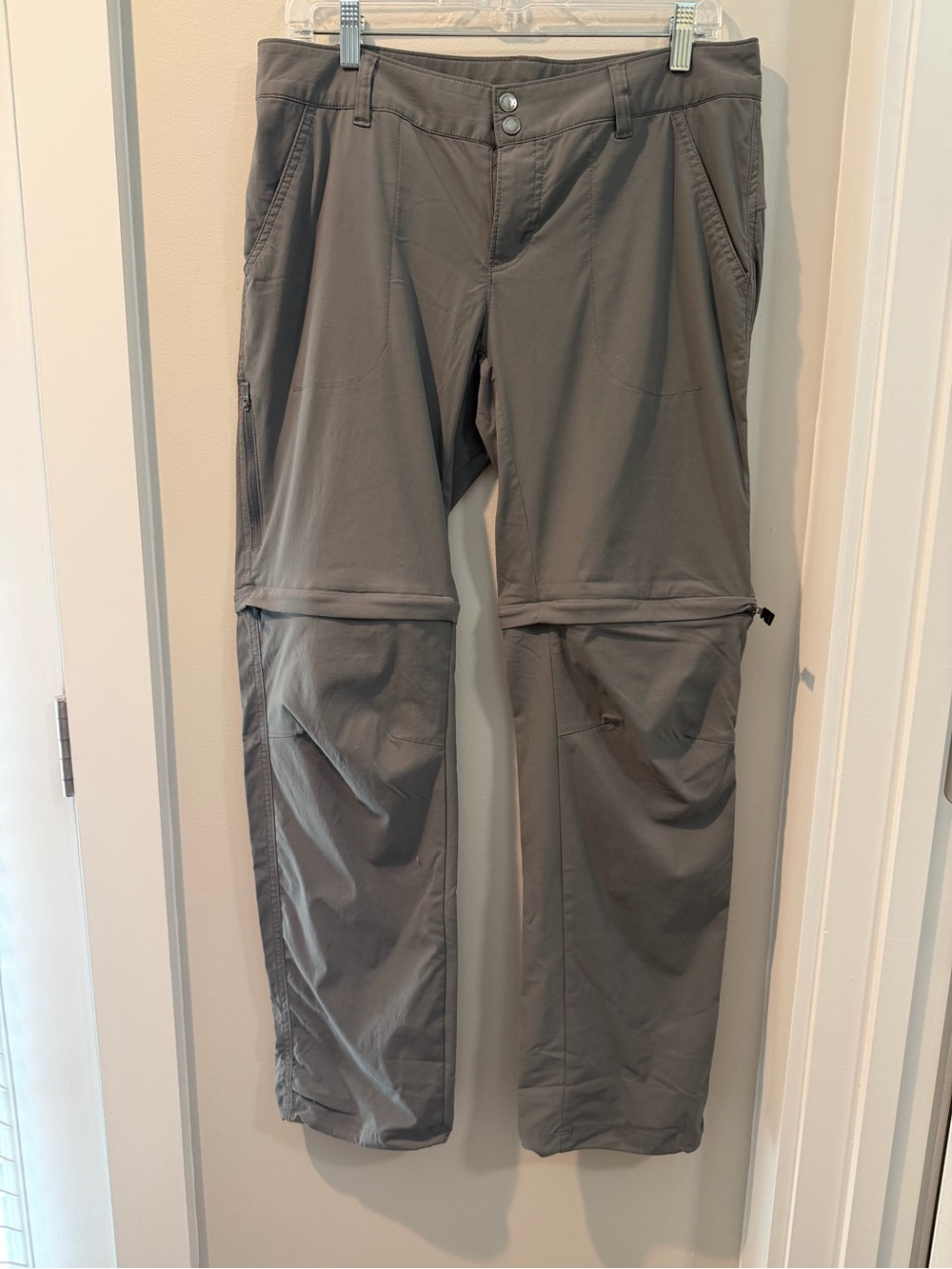 Columbia Women’s Convertible Hiking Cargo Zip-Off Pants - Gray